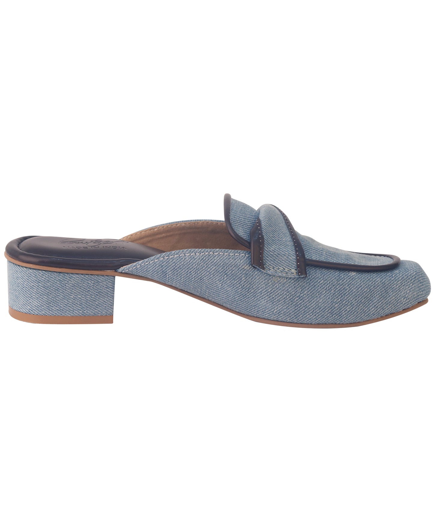 Denim Mules - Denim