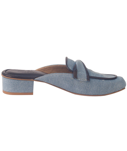 Denim Mules - Denim