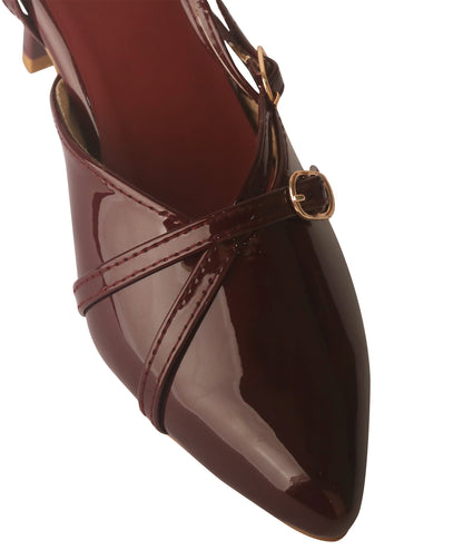 Donna Heels - Maroon