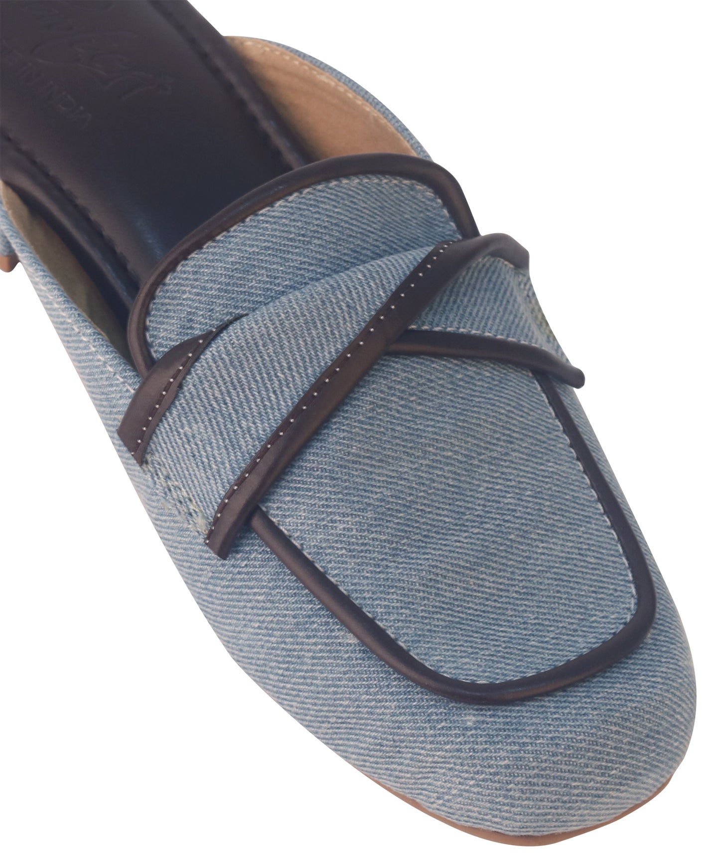 Denim Mules - Denim