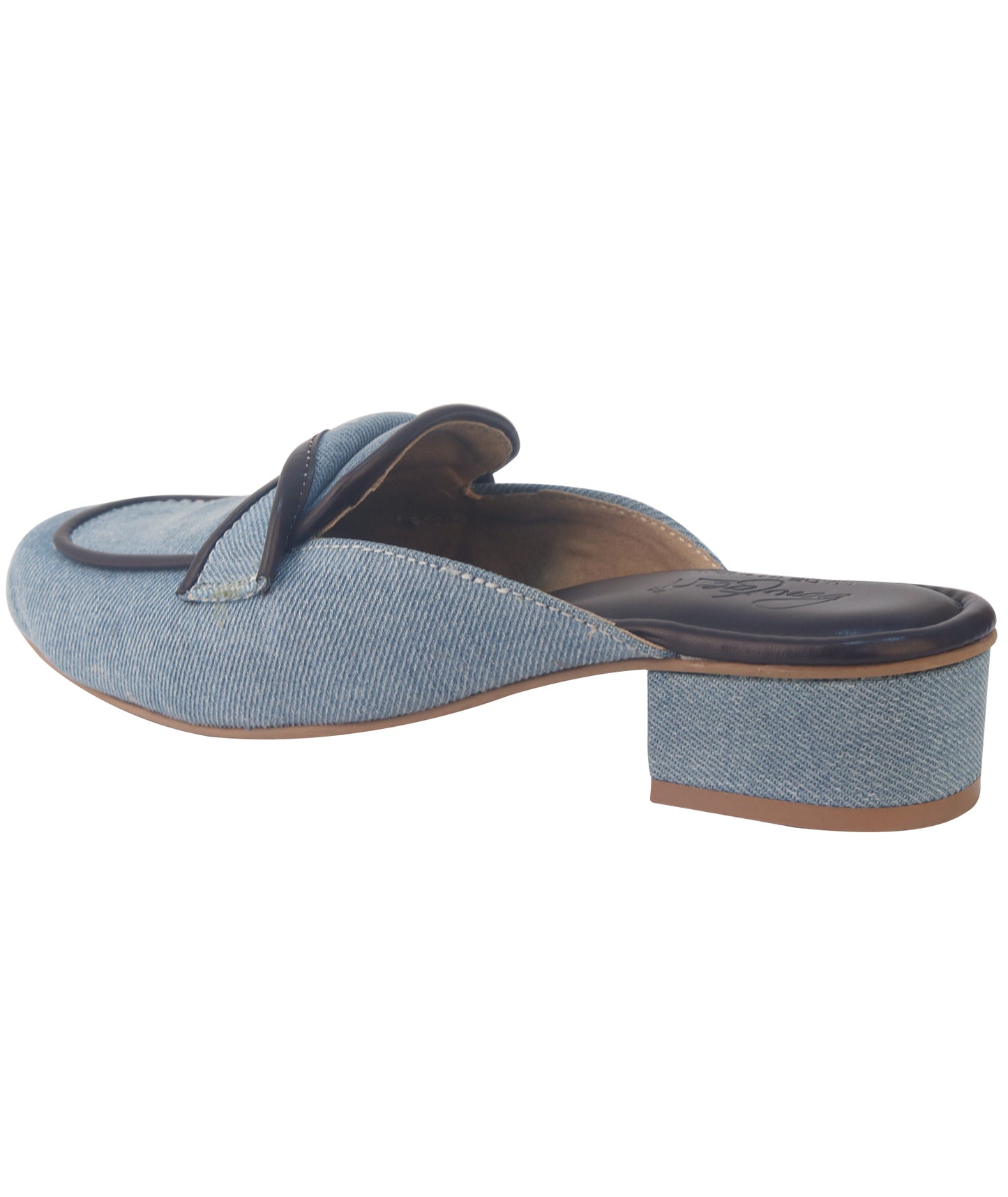 Denim Mules - Denim
