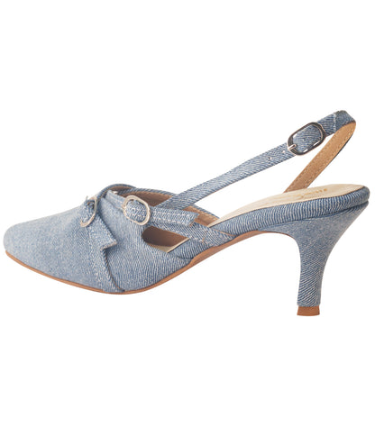 Donna Heels - Denim