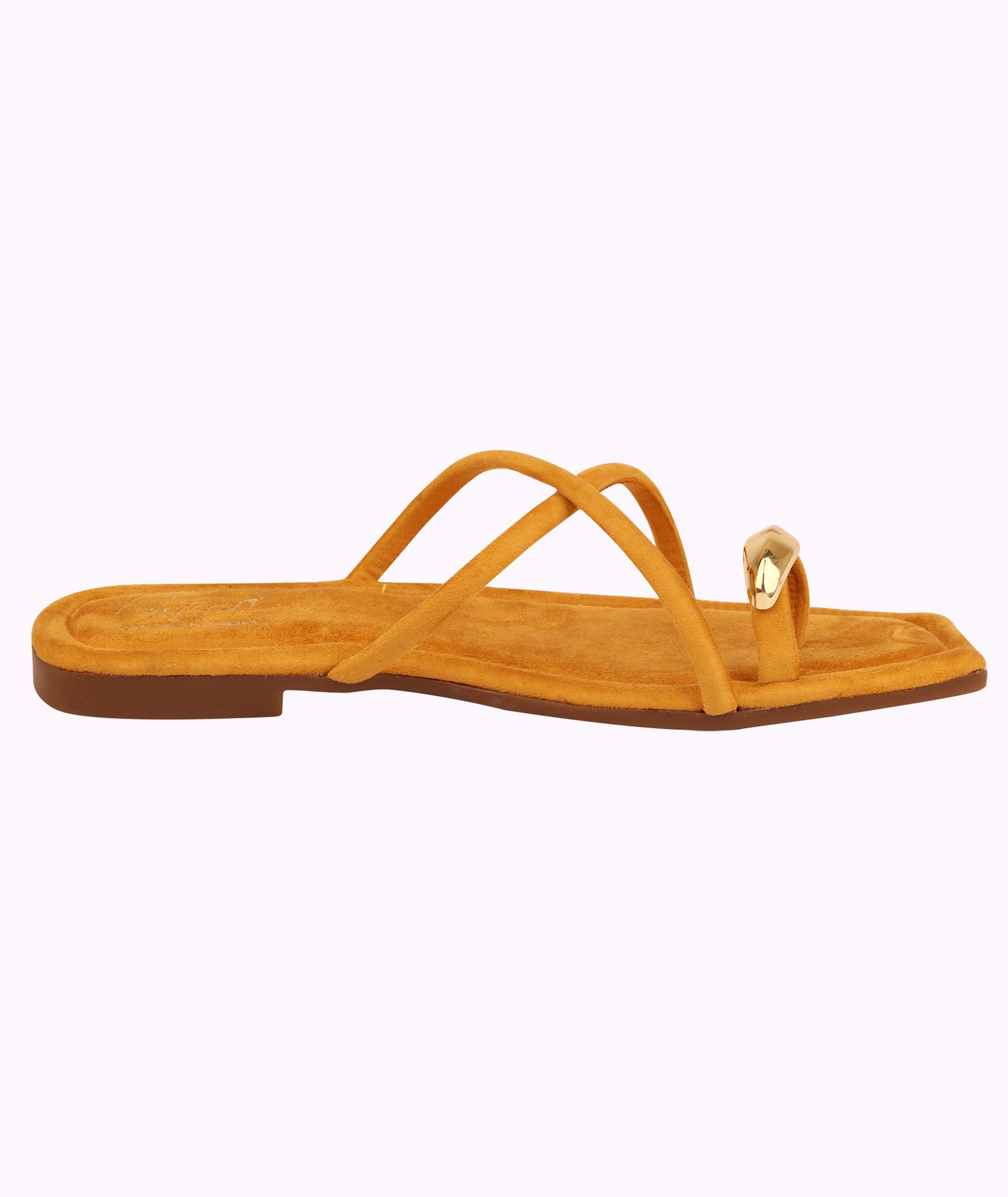 Suede Flats - Yellow