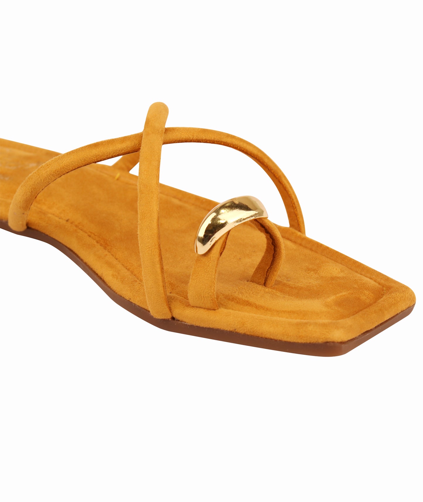 Suede Flats - Yellow