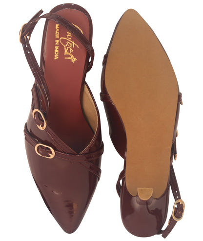 Donna Heels - Maroon