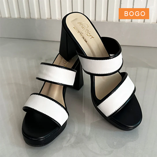 Bella Heels - B&W