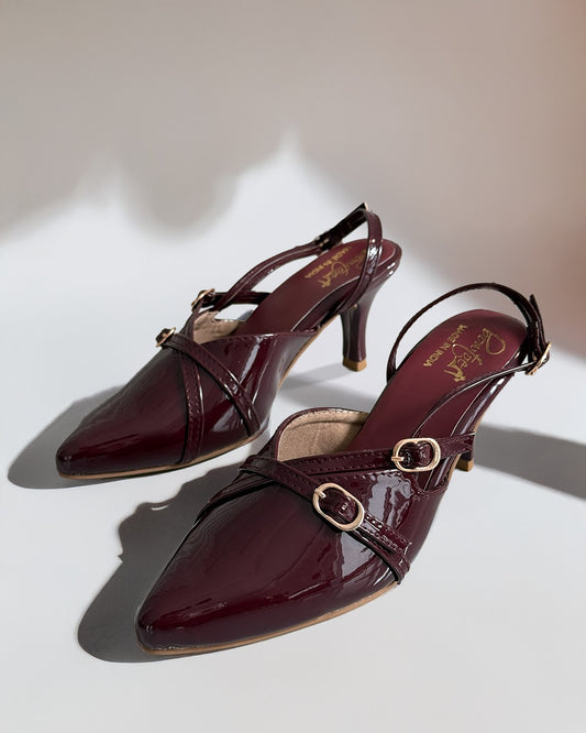 Donna Heels - Maroon