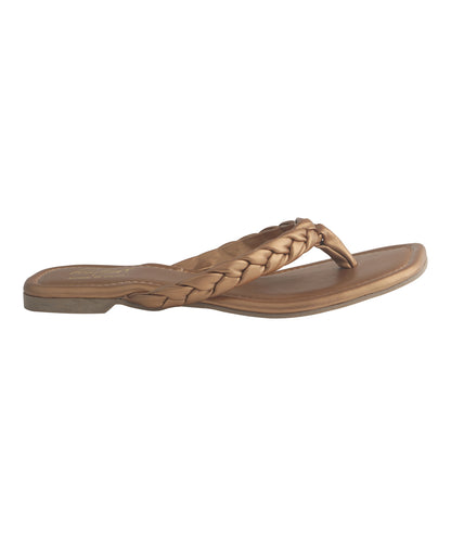 Braided Flats - Bronze