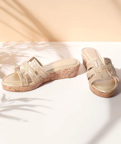 H Wedges- Gold