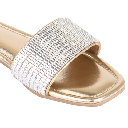 Glass Flats - Gold