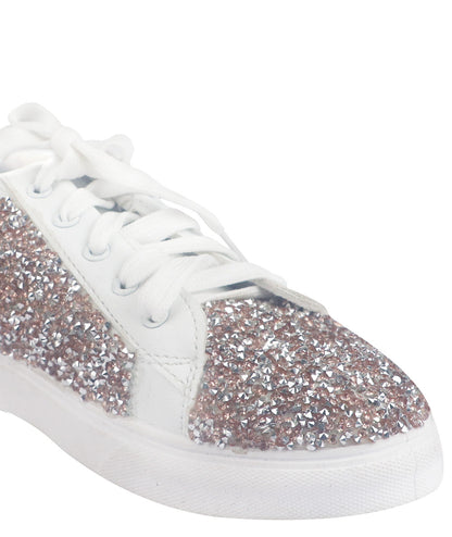 Glitterati Sneakers - Champagne