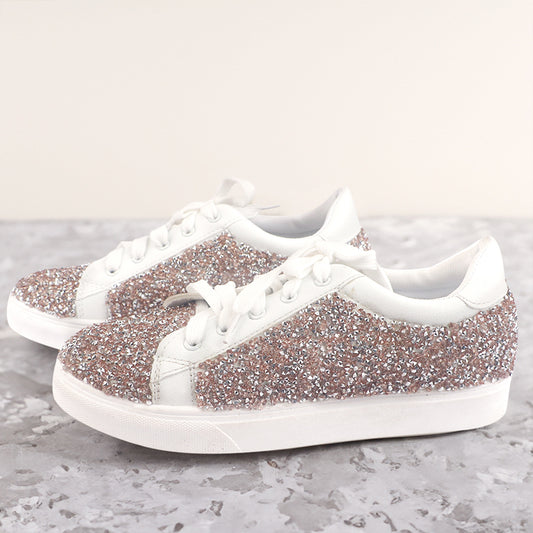 Glitterati Sneakers - Champagne