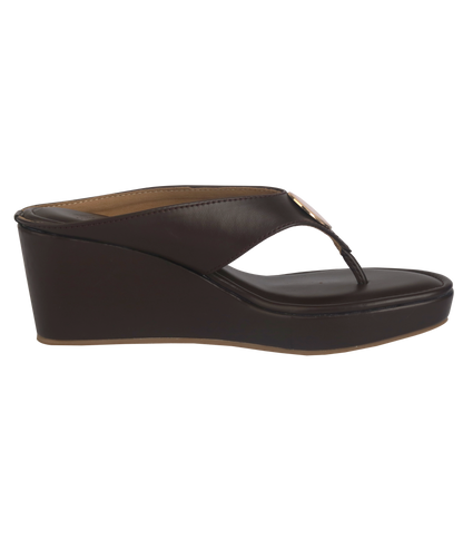 Luxe Wedges - Brown