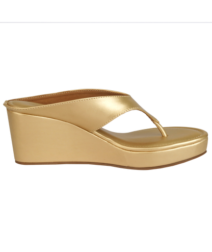 Luxe Wedges - Gold