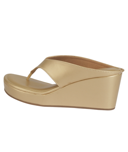 Luxe Wedges - Gold