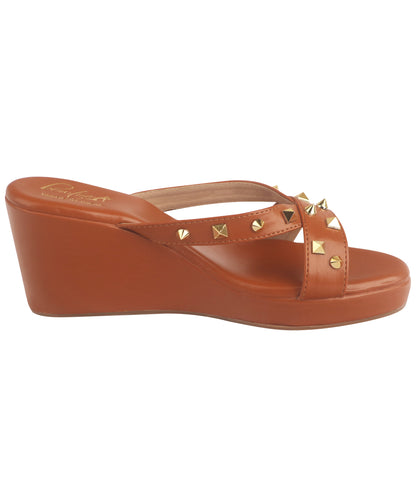 Lara Wedges - Tan