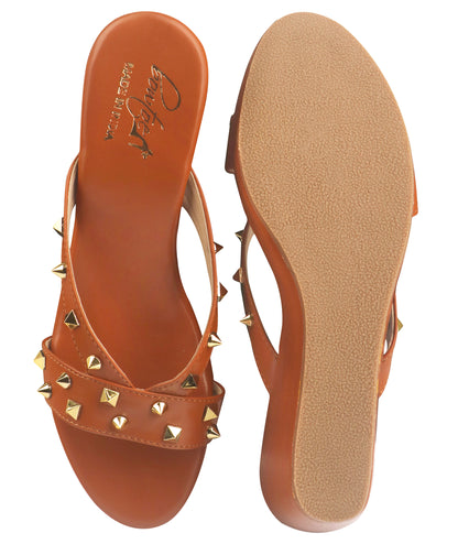 Lara Wedges - Tan