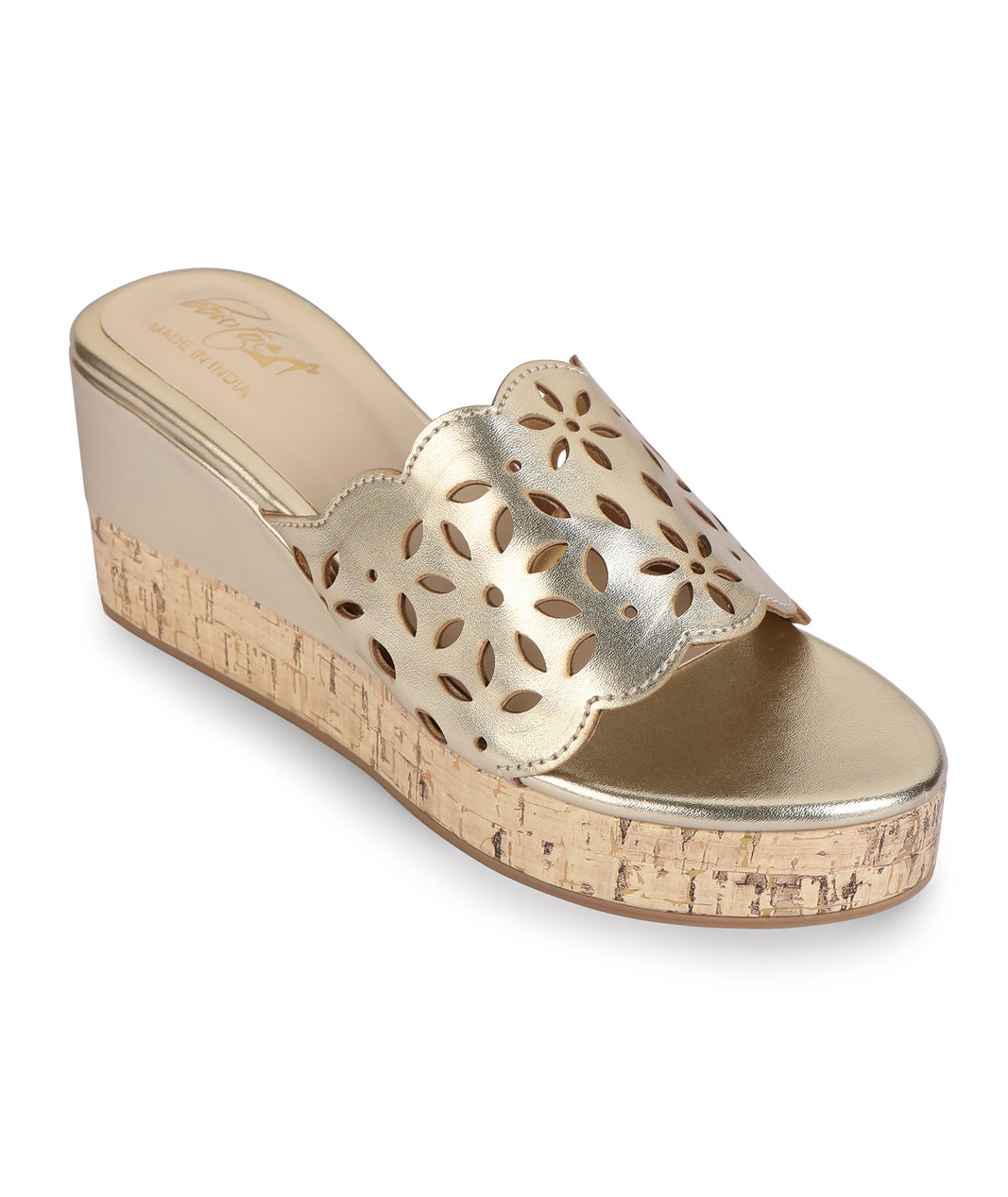 Laser-Cut Wedges - Gold