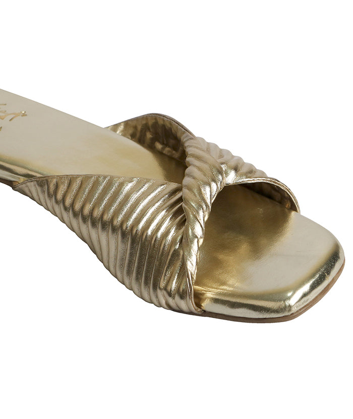 Metallic Gold Flats