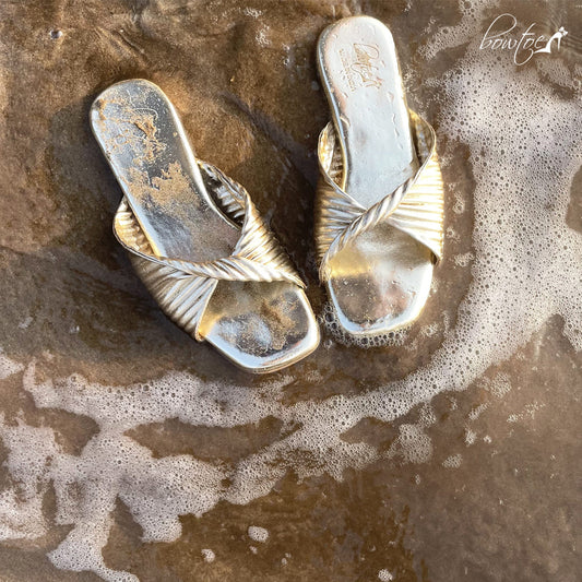 Metallic Gold Flats