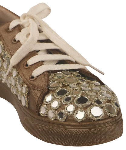 Mirror Sneakers - Bronze