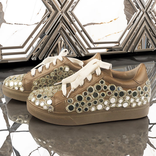 Mirror Sneakers - Bronze