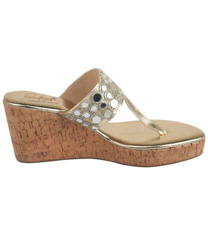 Mirror Wedges - Gold