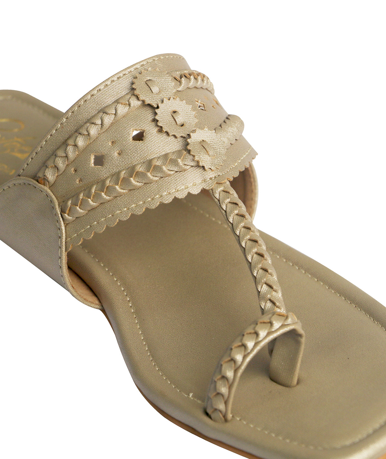 Noor Kolhapuri Flats - Gold