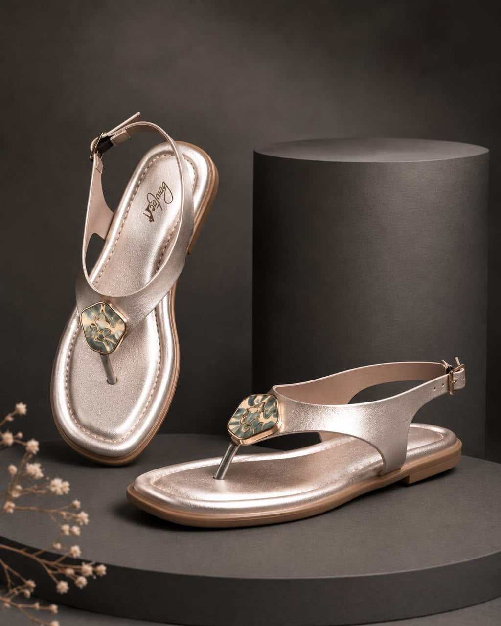 Sia Flats - Rose Gold