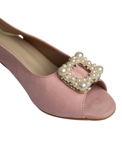 Pearl Heels - Pink