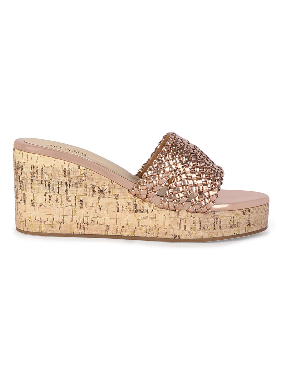 Signora Wedges - Rose Gold