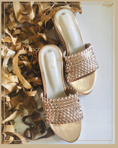 Signora Wedges - Rose Gold