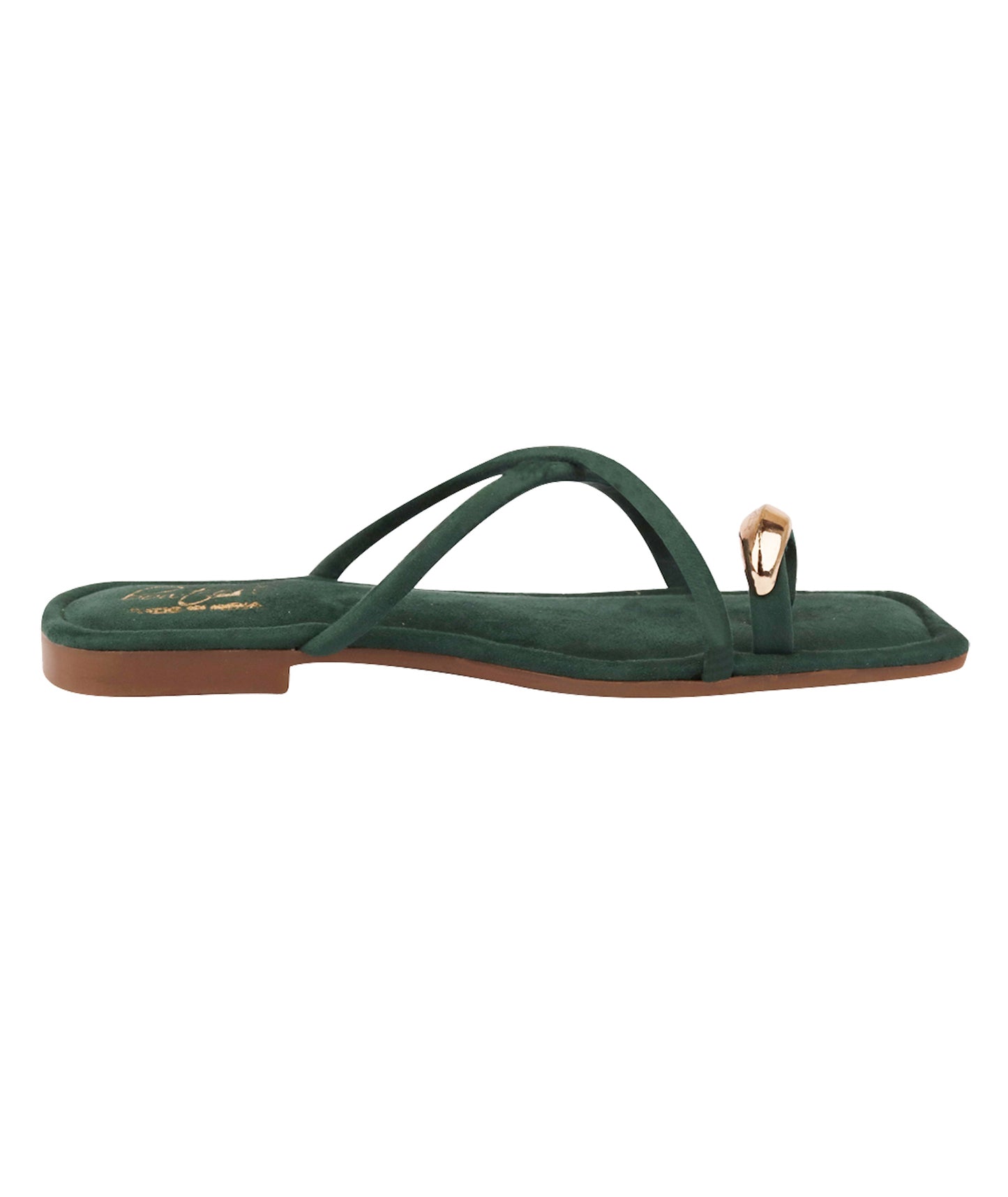 Suede Flats - Green