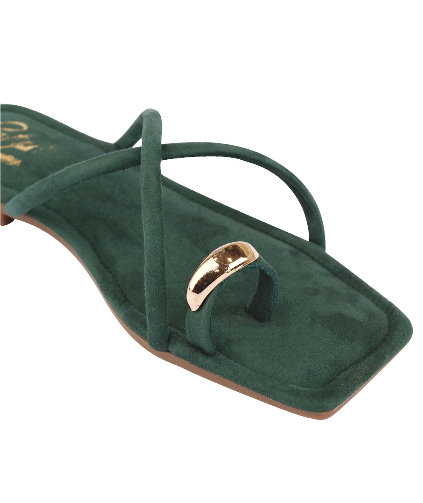 Suede Flats - Green