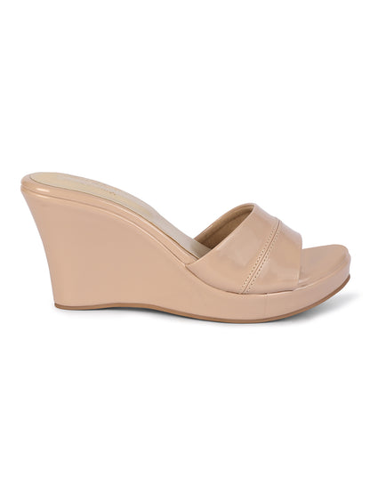 Summer Wedges - Beige