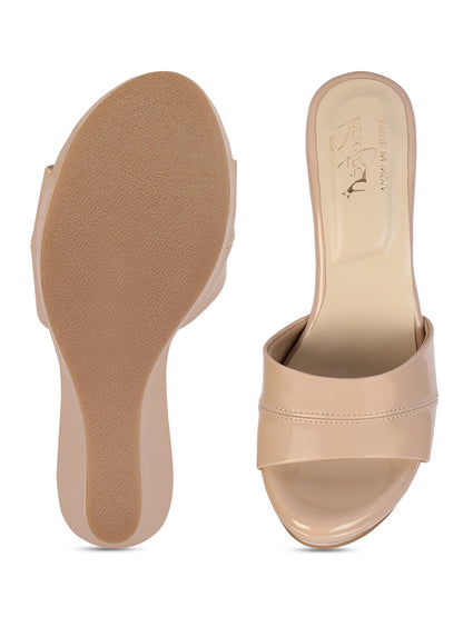 Summer Wedges - Beige