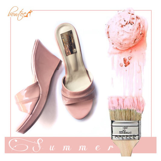 Summer Wedges - Dusty Rose