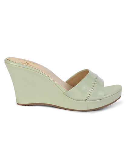 Summer Wedges - Mint Green