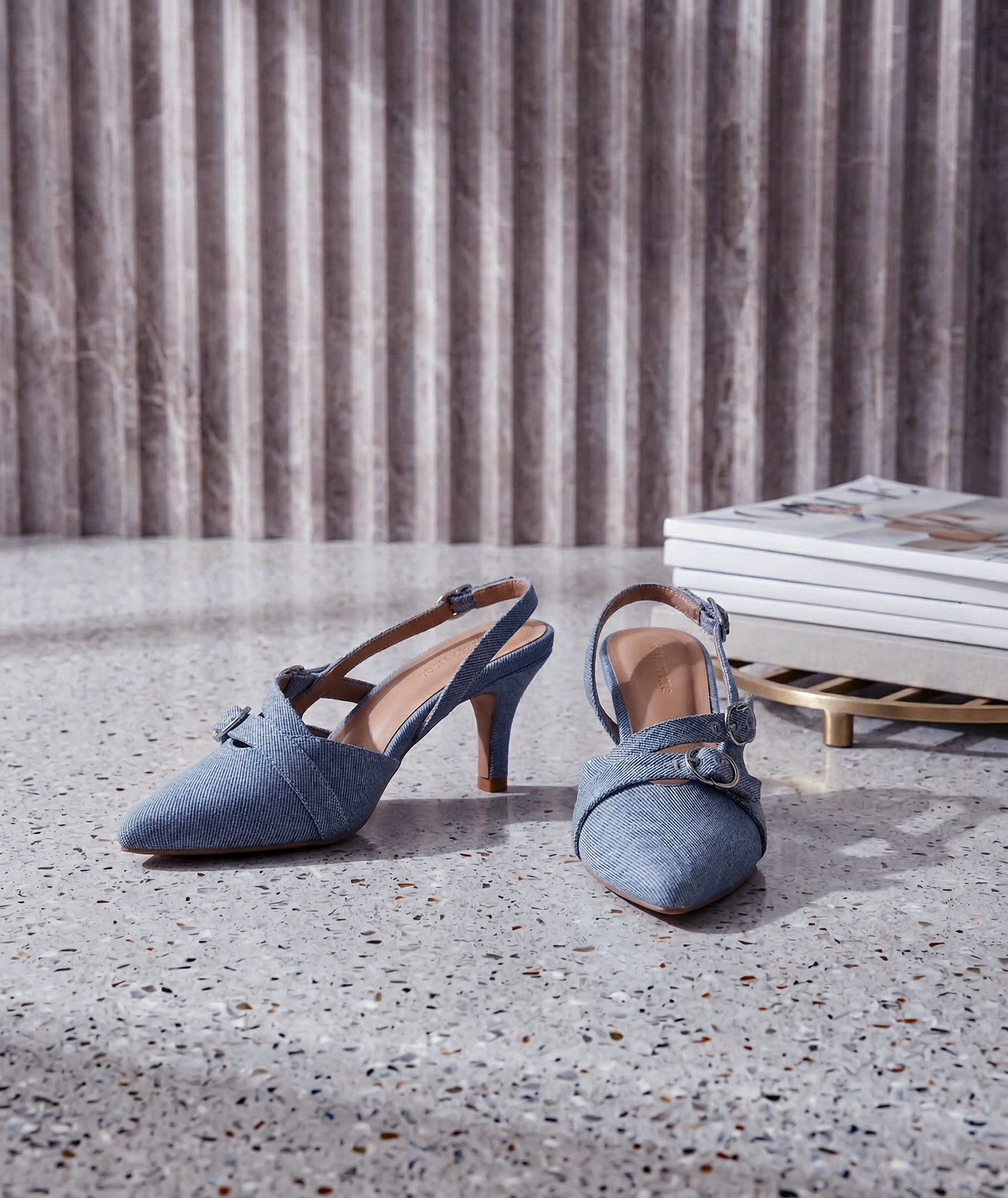 Donna Heels - Denim