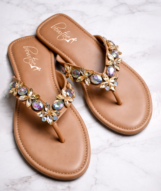 Crystal Flats - Tan