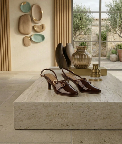 Donna Heels - Maroon